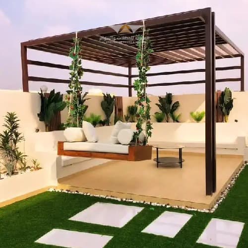 تركيب برجولات خشبية وحديدية في جدة
